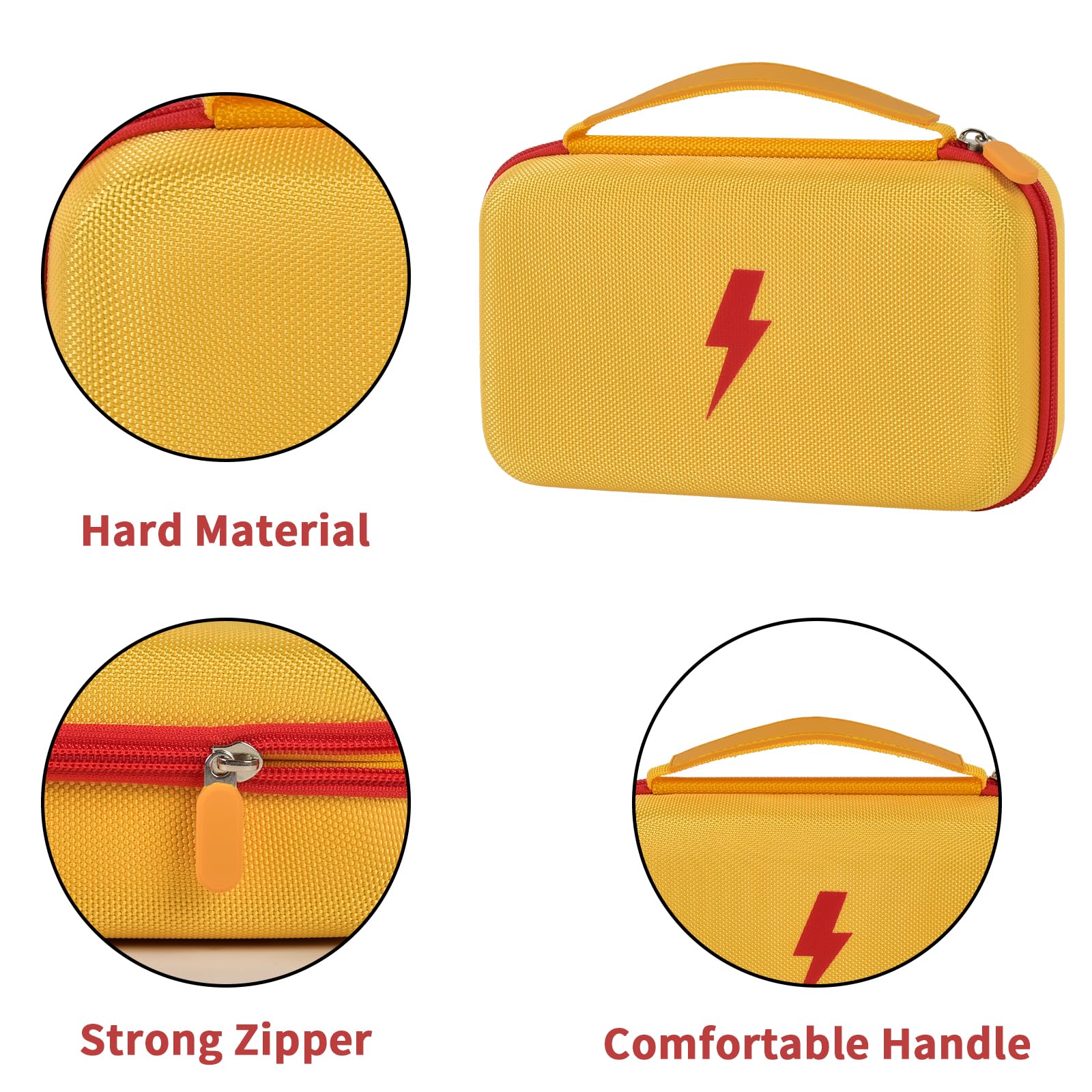 Hard Carrying Case for Fluke Digital Multimeter – Protective Travel Organizer for Meter and Test Leads