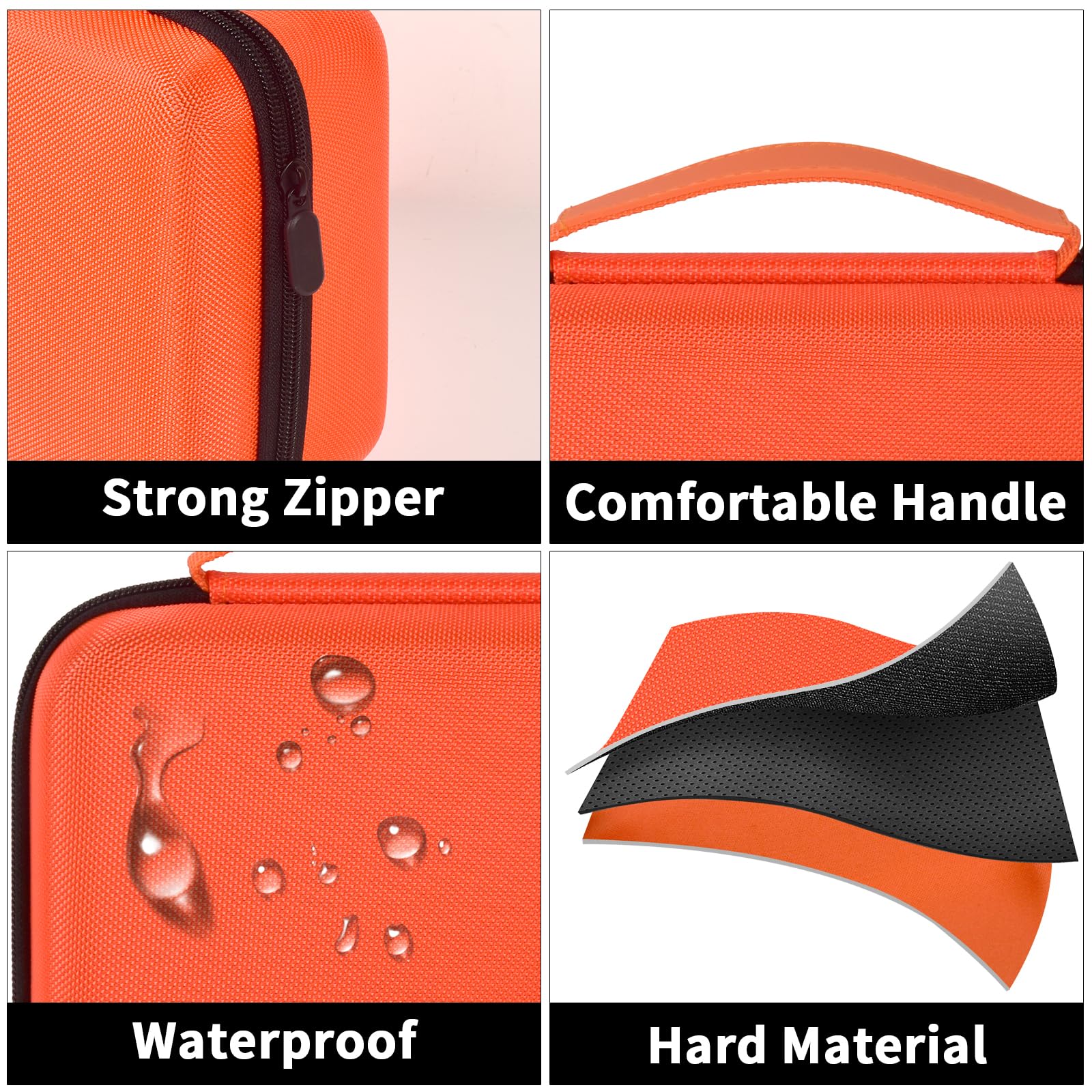 Portable Label Maker Case for P-Touch PTD220/210–Storage Organizer for Tapes and Accessories