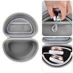 Shockproof Foldable Headphone Travel Case with Mesh Pocket – Compatible with Solo and Studio