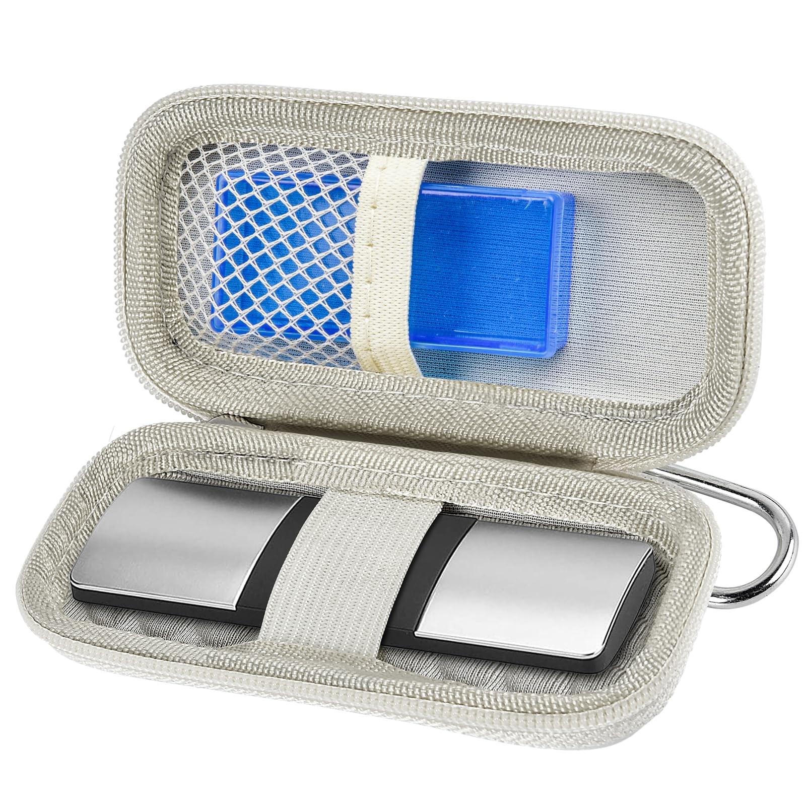 Shockproof Travel Case for KardiaMobile 6L Max – Dual EVA Protection, Use Without Removing