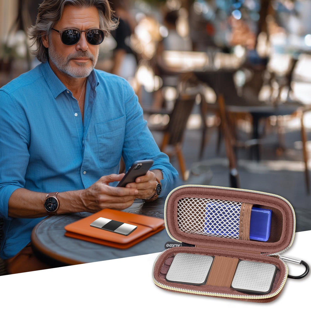Shockproof Travel Case for KardiaMobile 6L Max – Dual EVA Protection, Use Without Removing