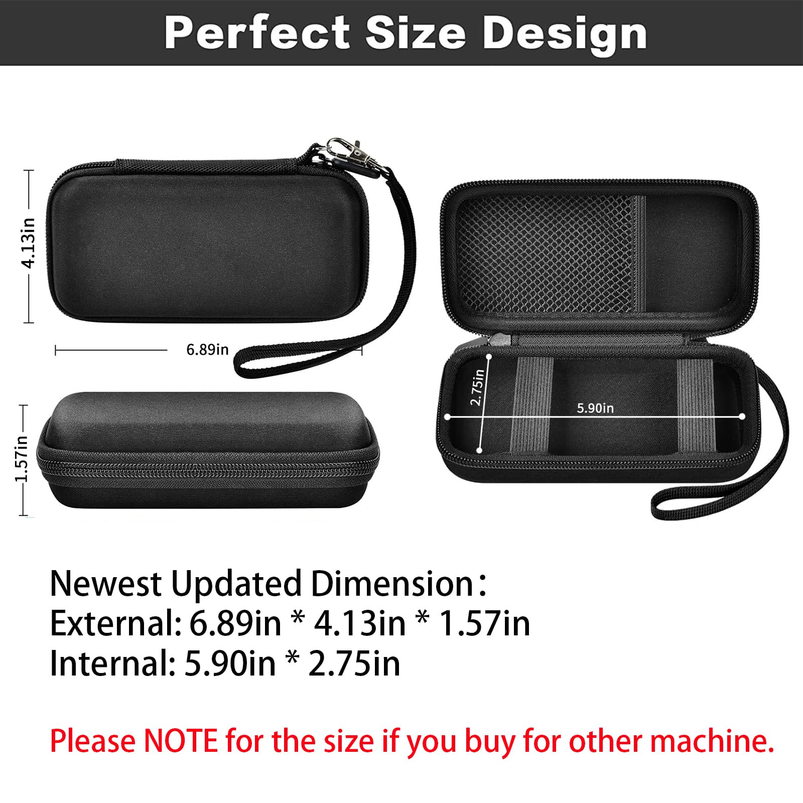 MagSafe Power Bank Carrying Case for Anker 633/622/621/321 Magnetic Battery – Shockproof Travel Storage Organizer