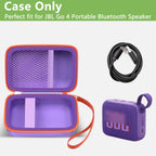 Travel Case for JBL Go 4 / Go 3 / Go 2 Speaker – Shockproof Portable Storage Organizer