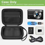 Digital Camera Case For VAHOIALD, Kodak and More | Protective Bag with SD Card Holder