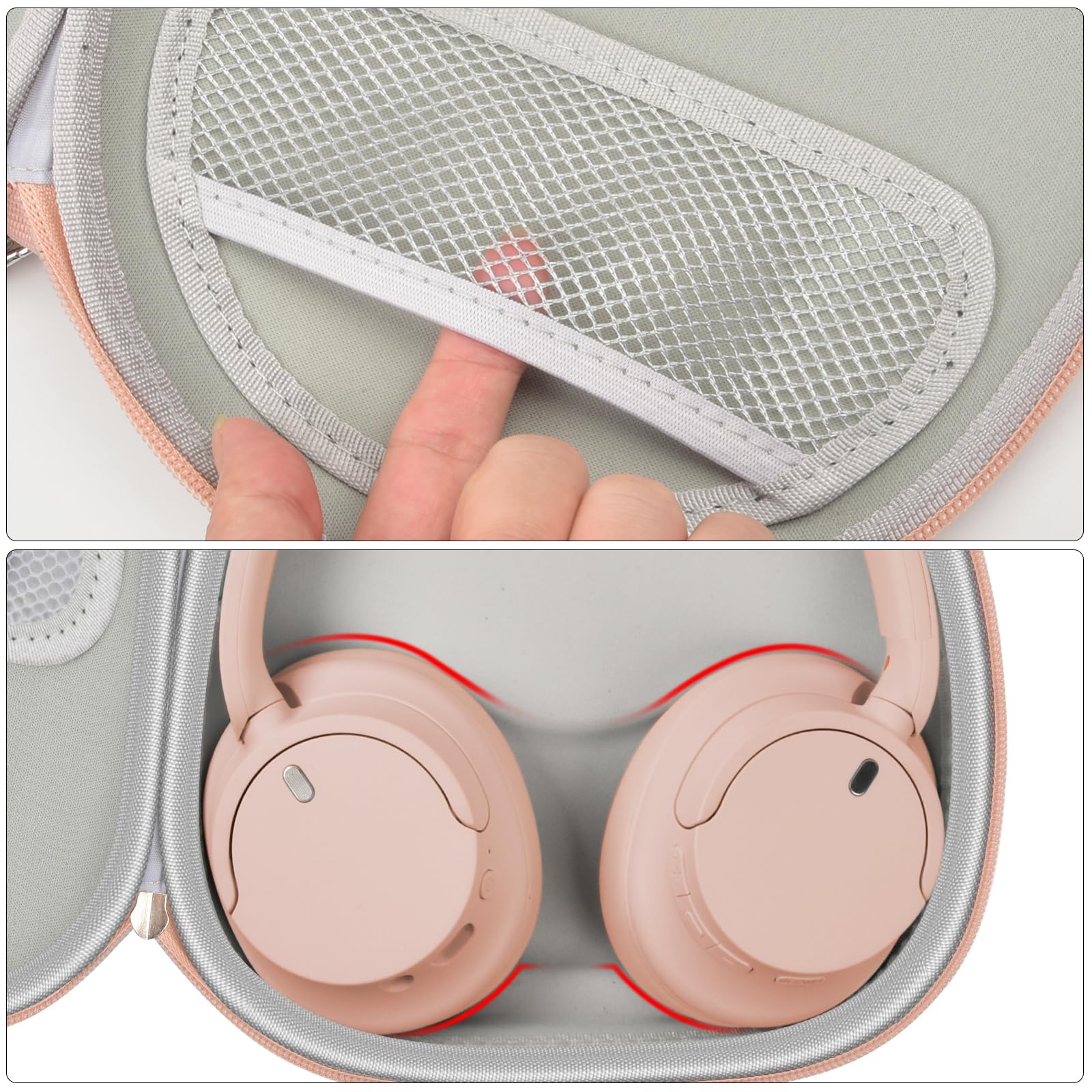 Headphone Carrying Case for Sony WH-CH720N and JBL Tune 720BT Wireless Headphones