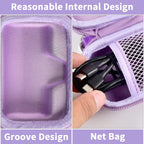 Portable Charger Case for Mini Power Bank, Hard Shell Travel Storage Bag with Cable Pocket