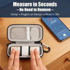 Shockproof Travel Case for KardiaMobile 6L Max – Dual EVA Protection, Use Without Removing