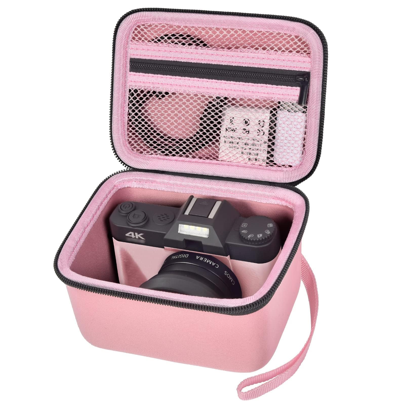 Vlogging Camera Case for 4K Digital Cameras–Portable Storage for Lens and Accessories
