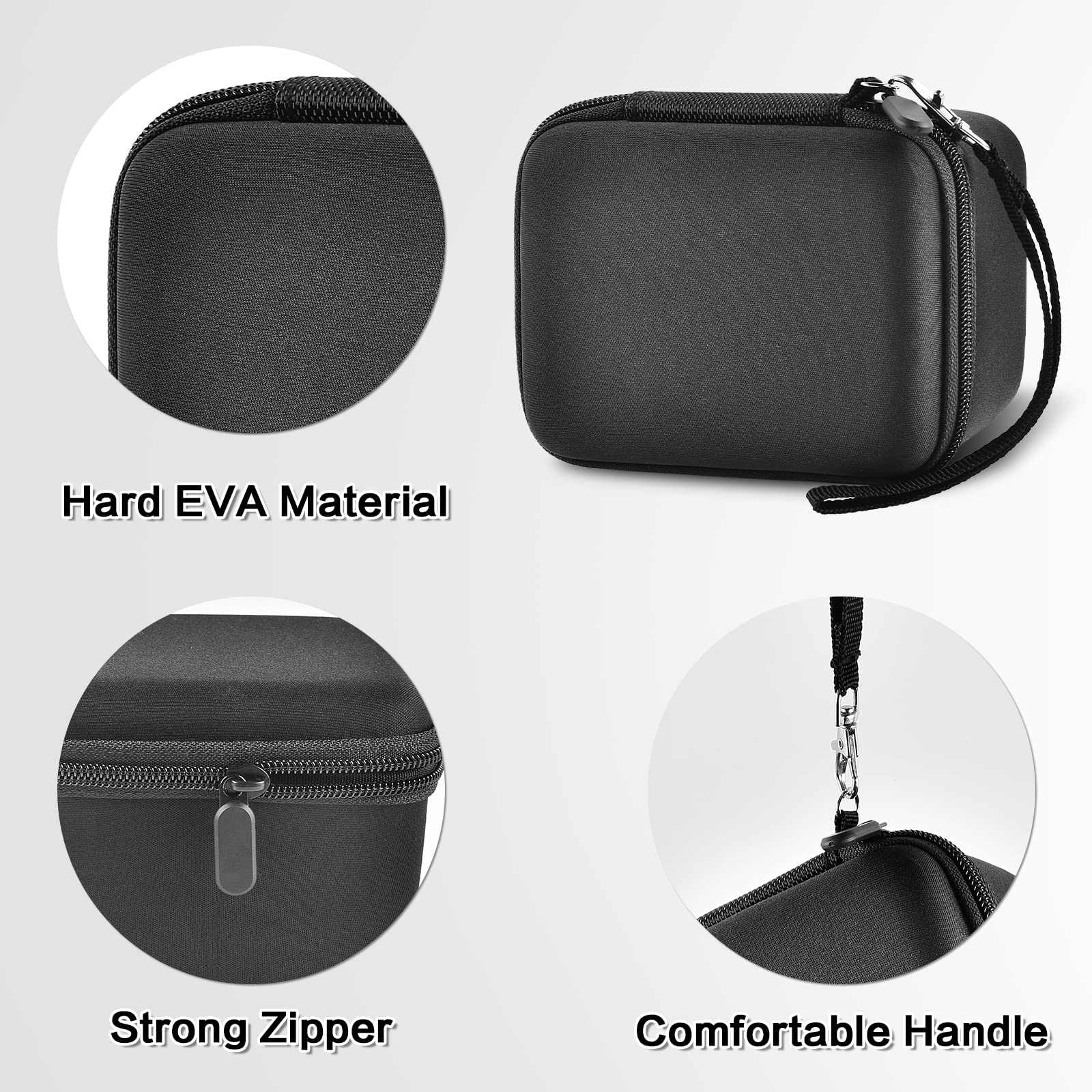 Vlogging Camera Case for 4K Digital Cameras–Portable Storage for Lens and Accessories