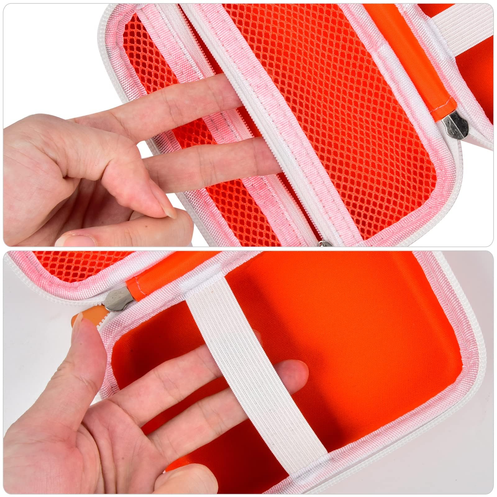 Label Maker Carrying Case Fits Phomemo, NIIMBOT and More– Protective EVA Bag with Mesh Pocket