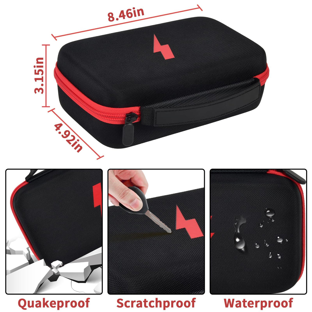 Hard Carrying Case for Fluke Digital Multimeter – Protective Travel Organizer for Meter and Test Leads