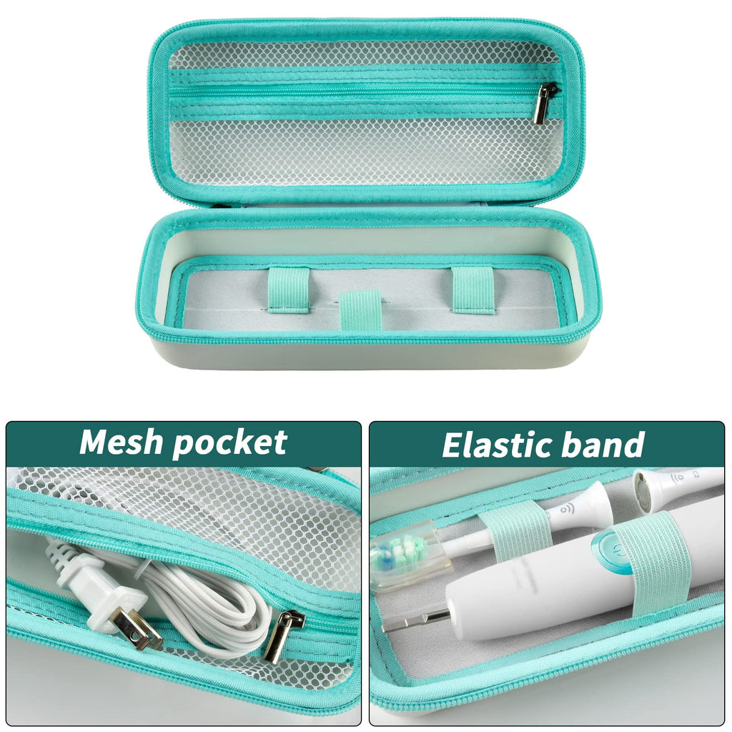 Electric Toothbrush Travel Case for Oral-B and Philips Sonicare - Waterproof Holder Bag