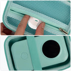 Label Maker Carrying Case Fits Phomemo, NIIMBOT and More– Protective EVA Bag with Mesh Pocket
