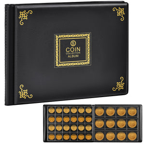 300 Pocket Coin Collection Album – Protective Coin Storage Book for Collectors