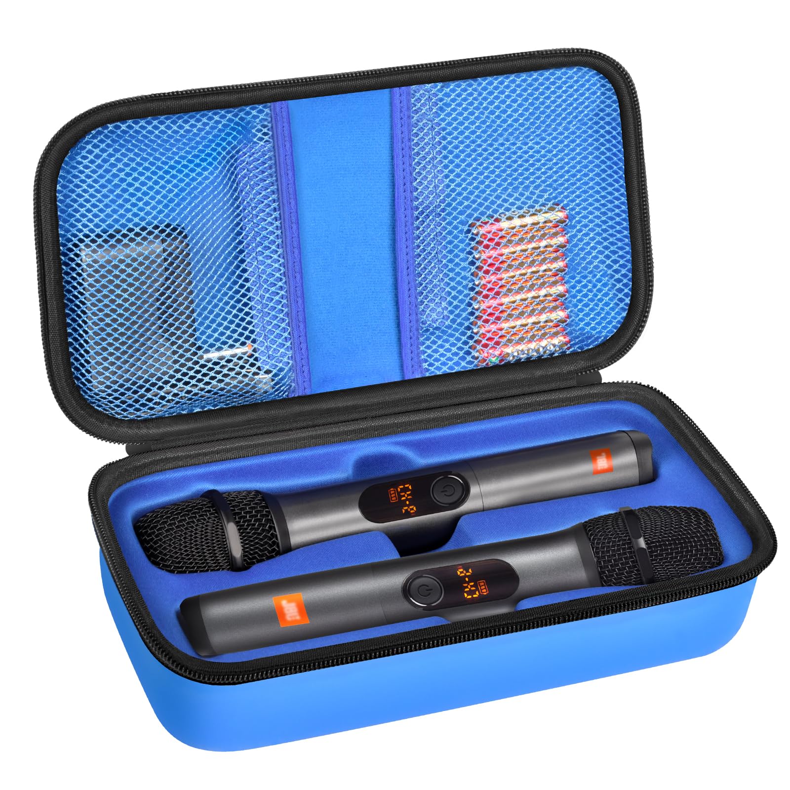 JBL Wireless Microphone Case – Shockproof Hard Shell Travel Bag For Dual Mics and Accessories