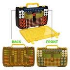 269 Slot Battery Organizer Case with Tester – Heavy Duty Storage Box for AA, AAA, 9V and More