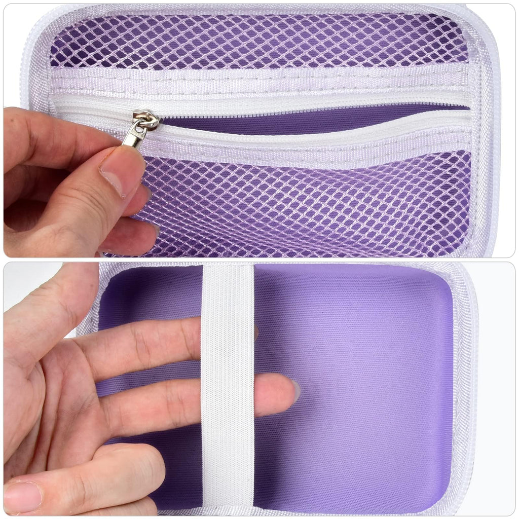 Label Maker Carrying Case Fits Phomemo, NIIMBOT and More– Protective EVA Bag with Mesh Pocket