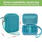 Digital Camera Case For VAHOIALD, Kodak and More | Protective Bag with SD Card Holder