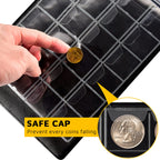 300 Pocket Coin Collection Album – Protective Coin Storage Book for Collectors