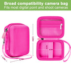 Digital Camera Case For VAHOIALD, Kodak and More | Protective Bag with SD Card Holder