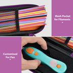 Travel Case for 3Doodler Start+ 3D Printing Pen – Portable Organizer for Pen, Filaments and Charger