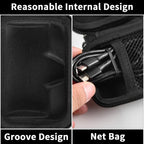 Portable Charger Case for Mini Power Bank, Hard Shell Travel Storage Bag with Cable Pocket