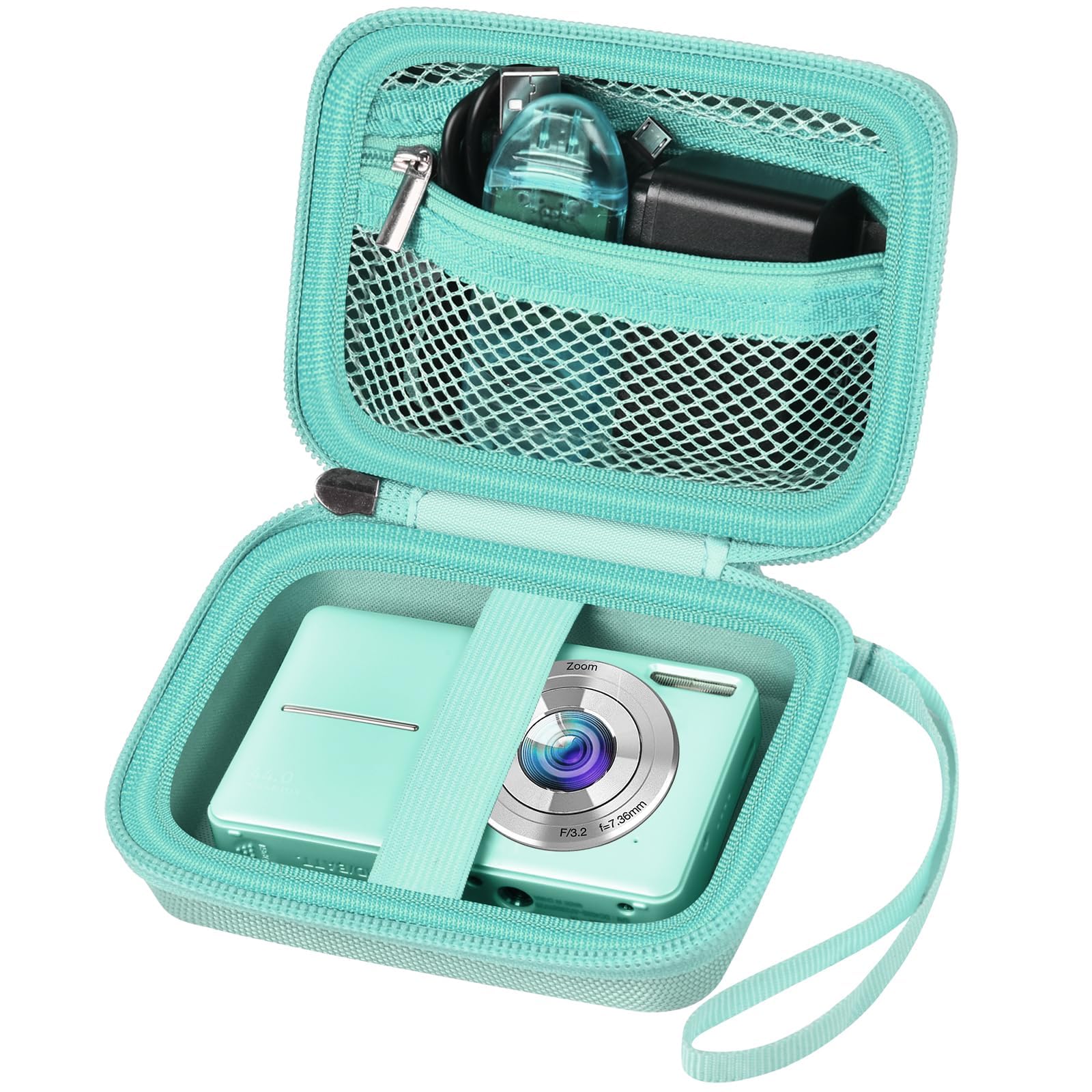 Digital Camera Case For VAHOIALD, Kodak and More | Protective Bag with SD Card Holder