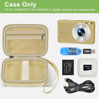 Digital Camera Case For VAHOIALD, Kodak and More | Protective Bag with SD Card Holder