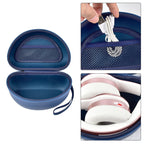 Shockproof Foldable Headphone Travel Case with Mesh Pocket – Compatible with Solo and Studio