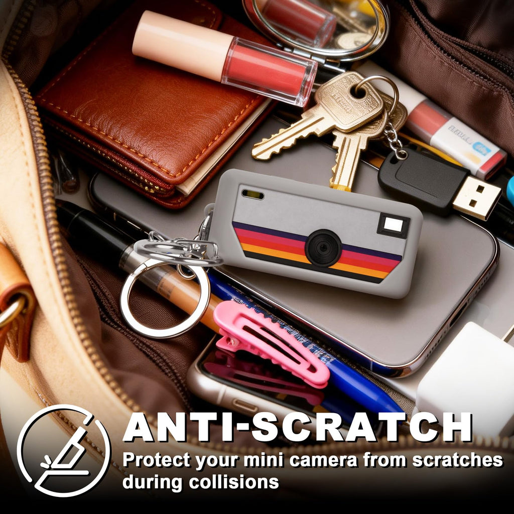 Silicone Case for Kodak Charmera Keychain Camera – Cute Protective Cover for Mini Digital Camera