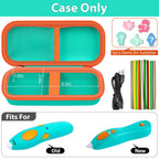 Travel Case for 3Doodler Start+ 3D Printing Pen – Portable Organizer for Pen, Filaments and Charger