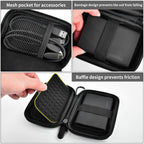 Portable SSD Case and Travel Organizer for 1TB/2TB/4TB Samsung T9/T7 External Drive
