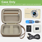 Digital Camera Case For VAHOIALD, Kodak and More | Protective Bag with SD Card Holder