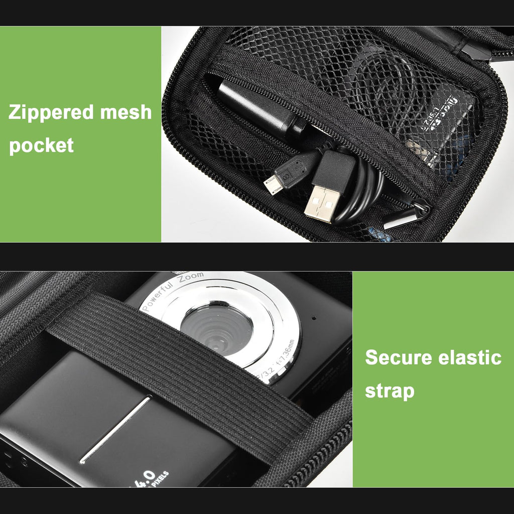 Digital Camera Case For VAHOIALD, Kodak and More | Protective Bag with SD Card Holder