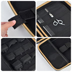 Professional Hair Clipper Travel Case – Portable Barber Organizer for Clippers, Guards and Grooming Tools