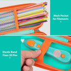 Travel Case for 3Doodler Start+ 3D Printing Pen – Portable Organizer for Pen, Filaments and Charger