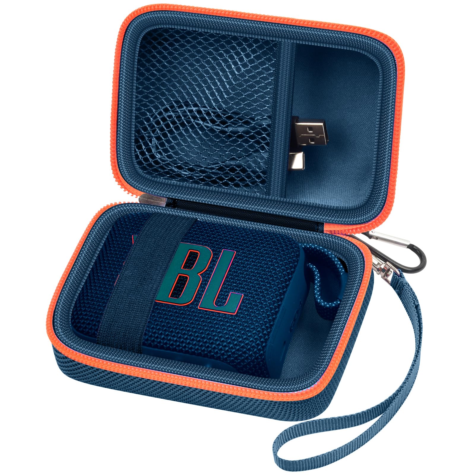 Travel Case for JBL Go 4 / Go 3 / Go 2 Speaker – Shockproof Portable Storage Organizer