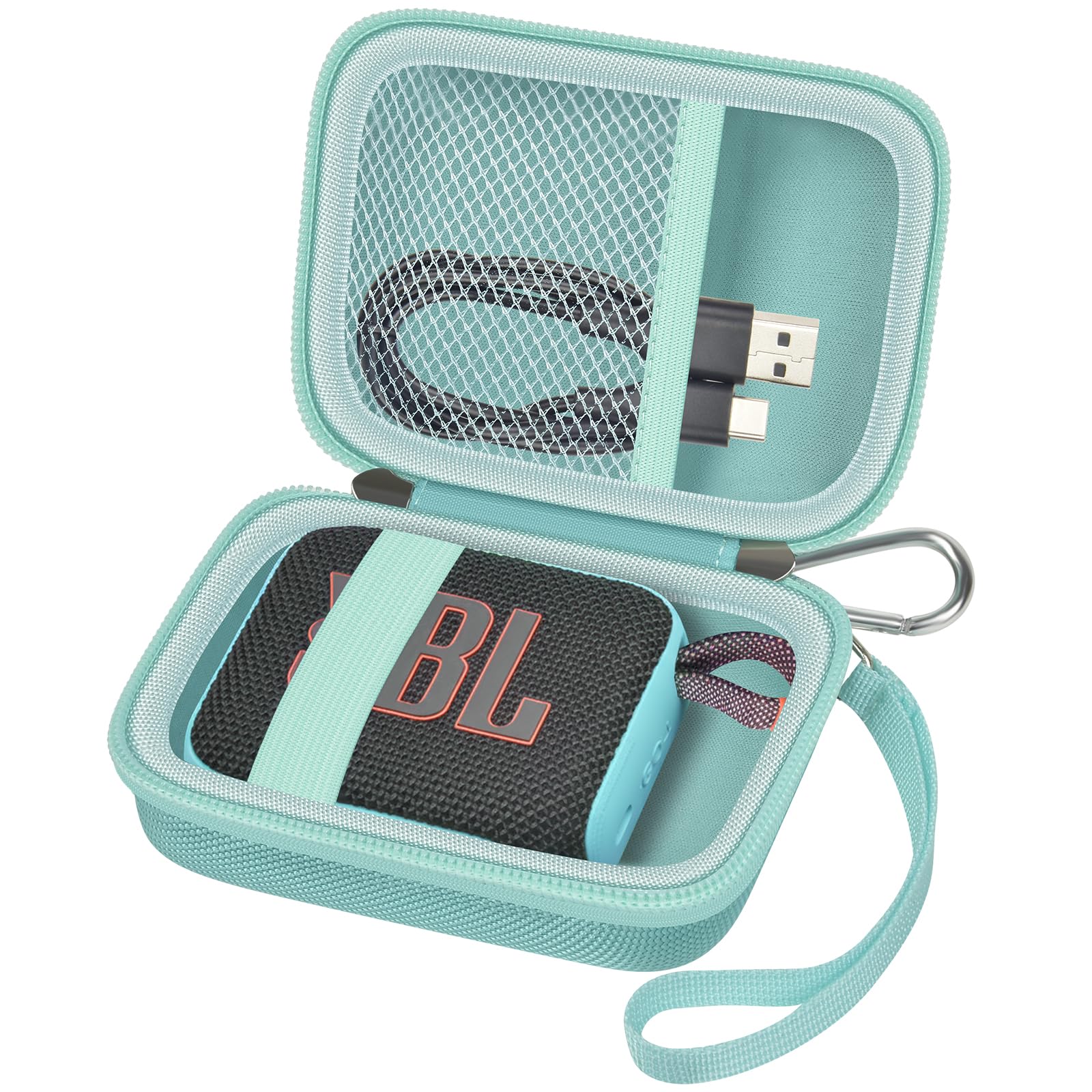 Travel Case for JBL Go 4 / Go 3 / Go 2 Speaker – Shockproof Portable Storage Organizer