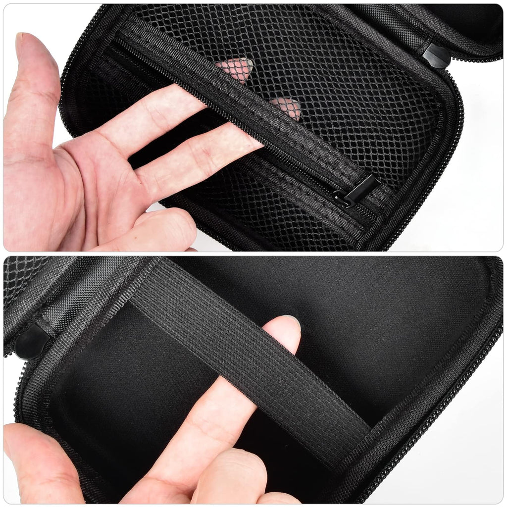 Label Maker Carrying Case Fits Phomemo, NIIMBOT and More– Protective EVA Bag with Mesh Pocket