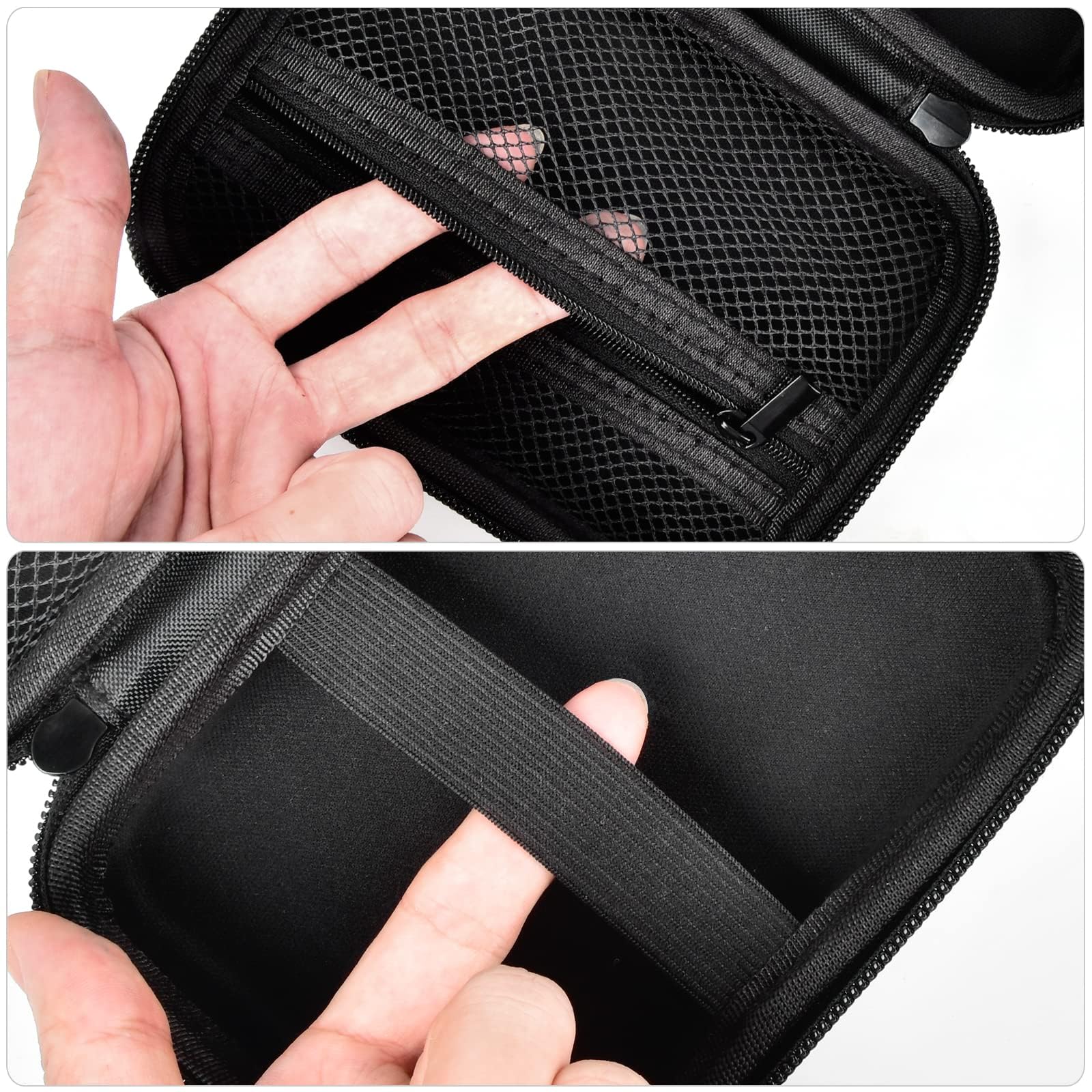 Label Maker Carrying Case Fits Phomemo, NIIMBOT and More– Protective EVA Bag with Mesh Pocket