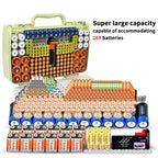 269 Slot Battery Organizer Case with Tester – Heavy Duty Storage Box for AA, AAA, 9V and More