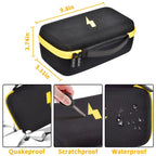 Hard Carrying Case for Fluke Digital Multimeter – Protective Travel Organizer for Meter and Test Leads