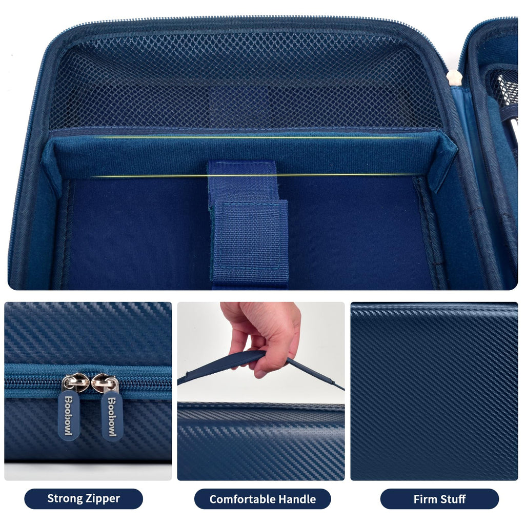 Professional Hair Clipper Travel Case – Portable Barber Organizer for Clippers, Guards and Grooming Tools