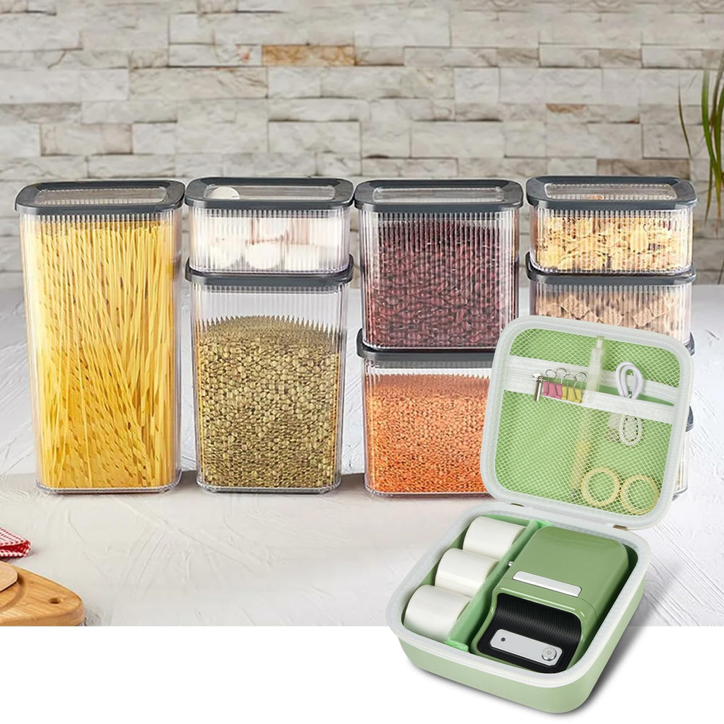 Travel Case for NIIMBOT B21 / B21 Pro / B1 Label Maker – Portable Storage Organizer for Labels and Accessories