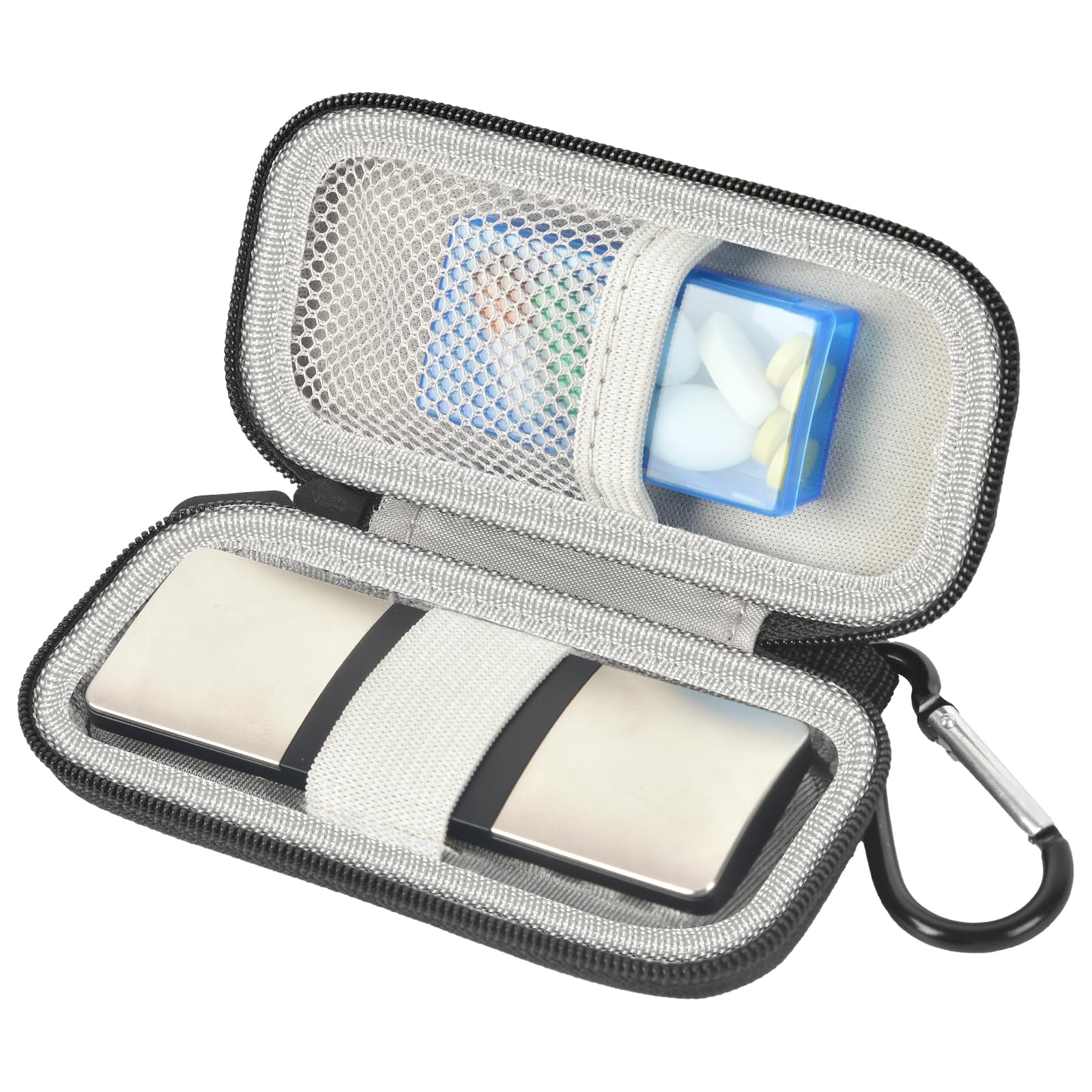 Shockproof Travel Case for KardiaMobile 6L Max – Dual EVA Protection, Use Without Removing