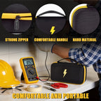 Hard Carrying Case for Fluke Digital Multimeter – Protective Travel Organizer for Meter and Test Leads