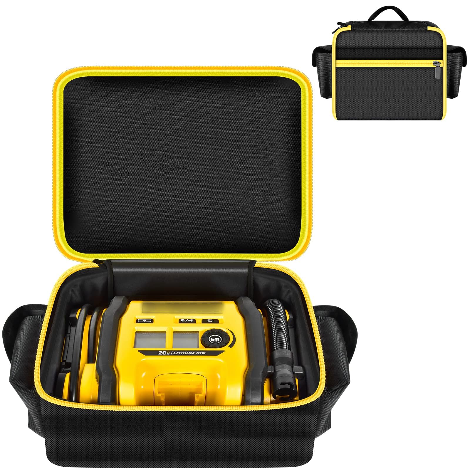 Portable Air Compressor Bag for DEWALT 20V MAX DCC020IB Tire Inflator and Accessories