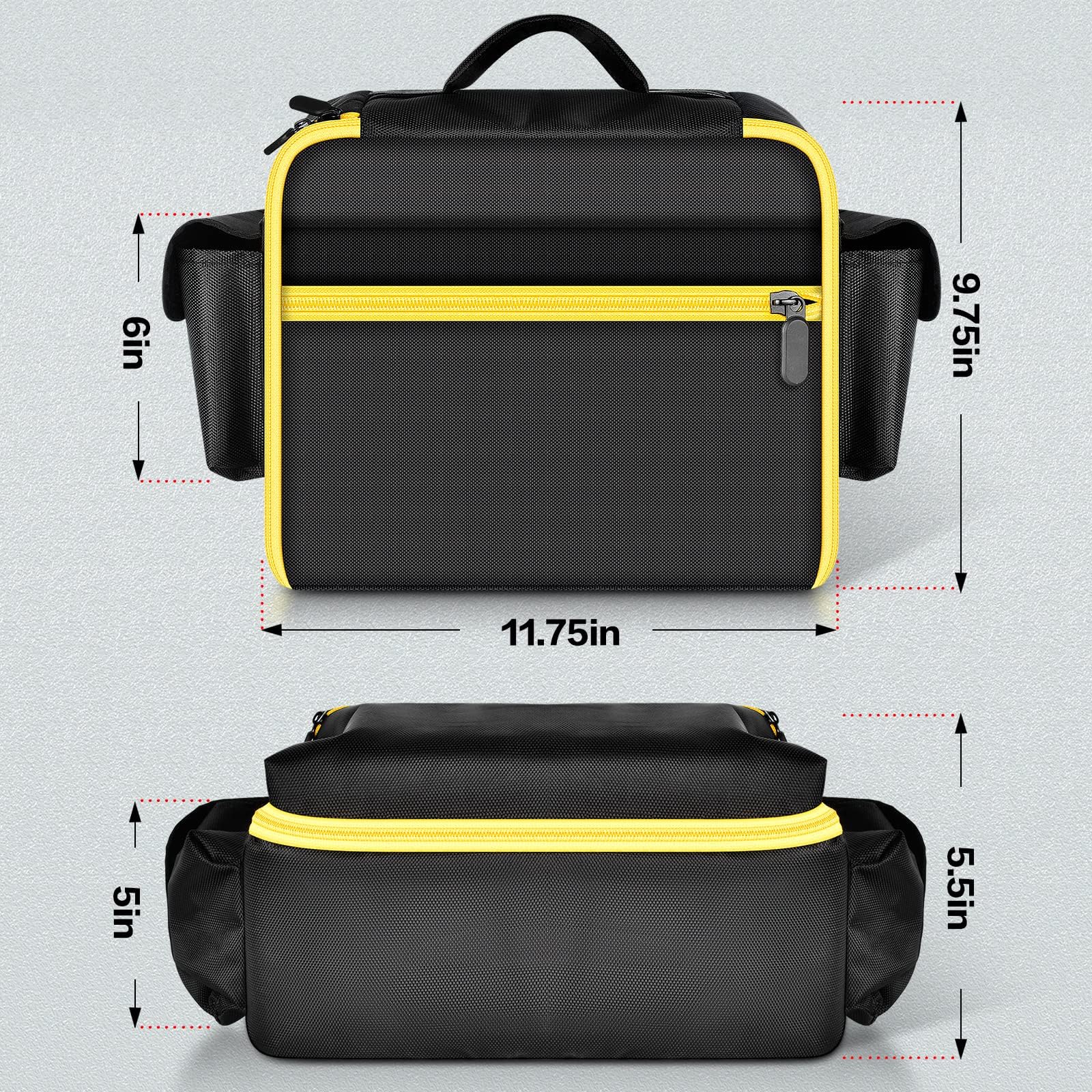Portable Air Compressor Bag for DEWALT 20V MAX DCC020IB Tire Inflator and Accessories