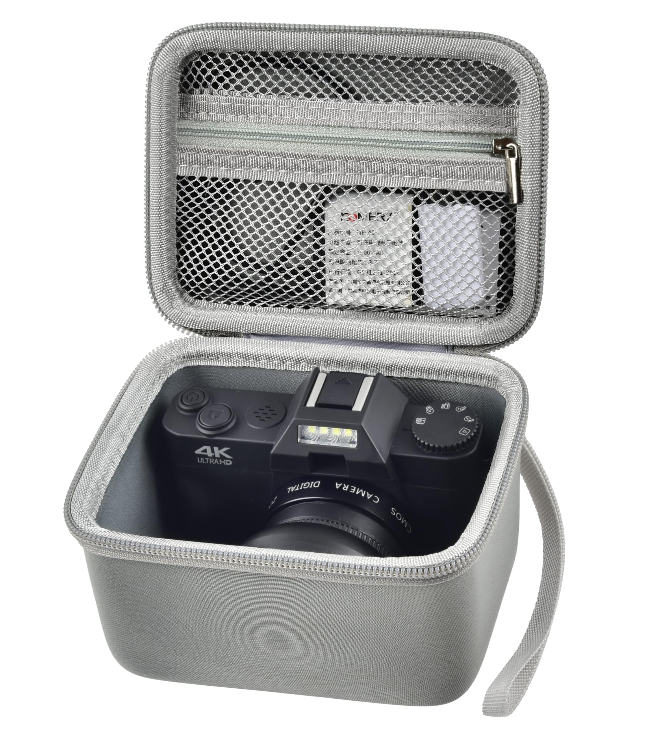 Vlogging Camera Case for 4K Digital Cameras–Portable Storage for Lens and Accessories