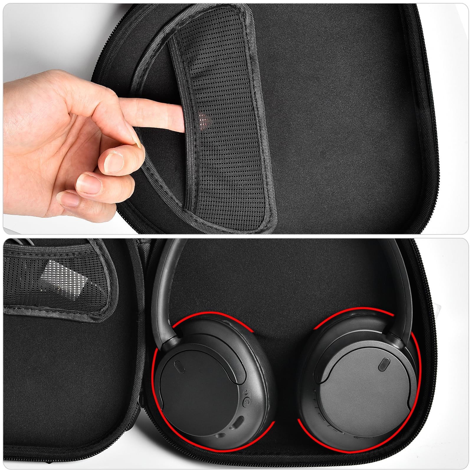 Headphone Carrying Case for Sony WH-CH720N and JBL Tune 720BT Wireless Headphones